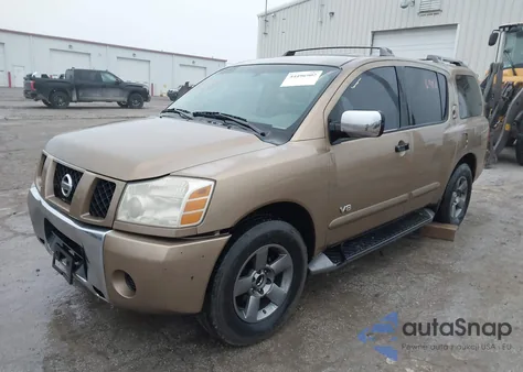 2005 Nissan Armada Se из США, поврежденный, VIN 5N1AA08A05N708916